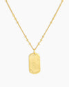 GRIFFIN DOG TAG NECKLACE