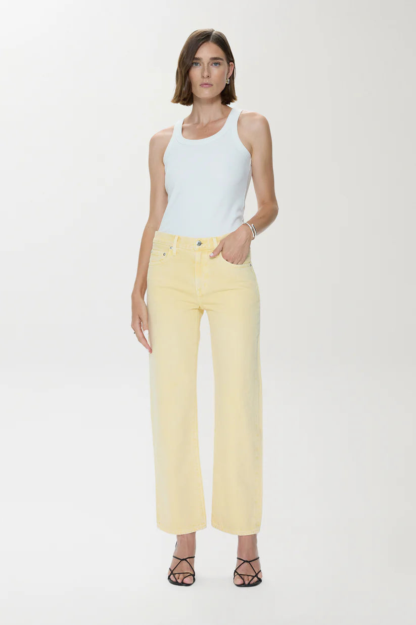 LEXI MID RISE BOWED DENIM