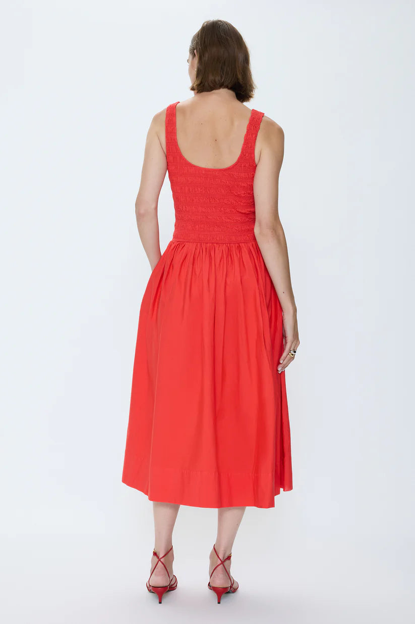 ALESSIA SMOCKED DROP WAIST DRESS ALESSIA SMOCKED DROP WAIST DRESS