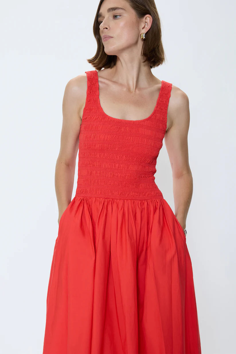 ALESSIA SMOCKED DROP WAIST DRESS – Half Past Three