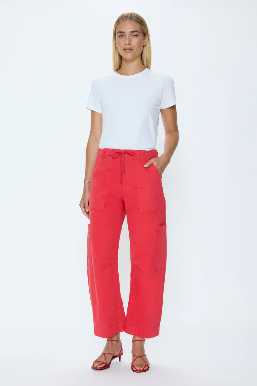 SABRINA CURVED UTILITY PANTS