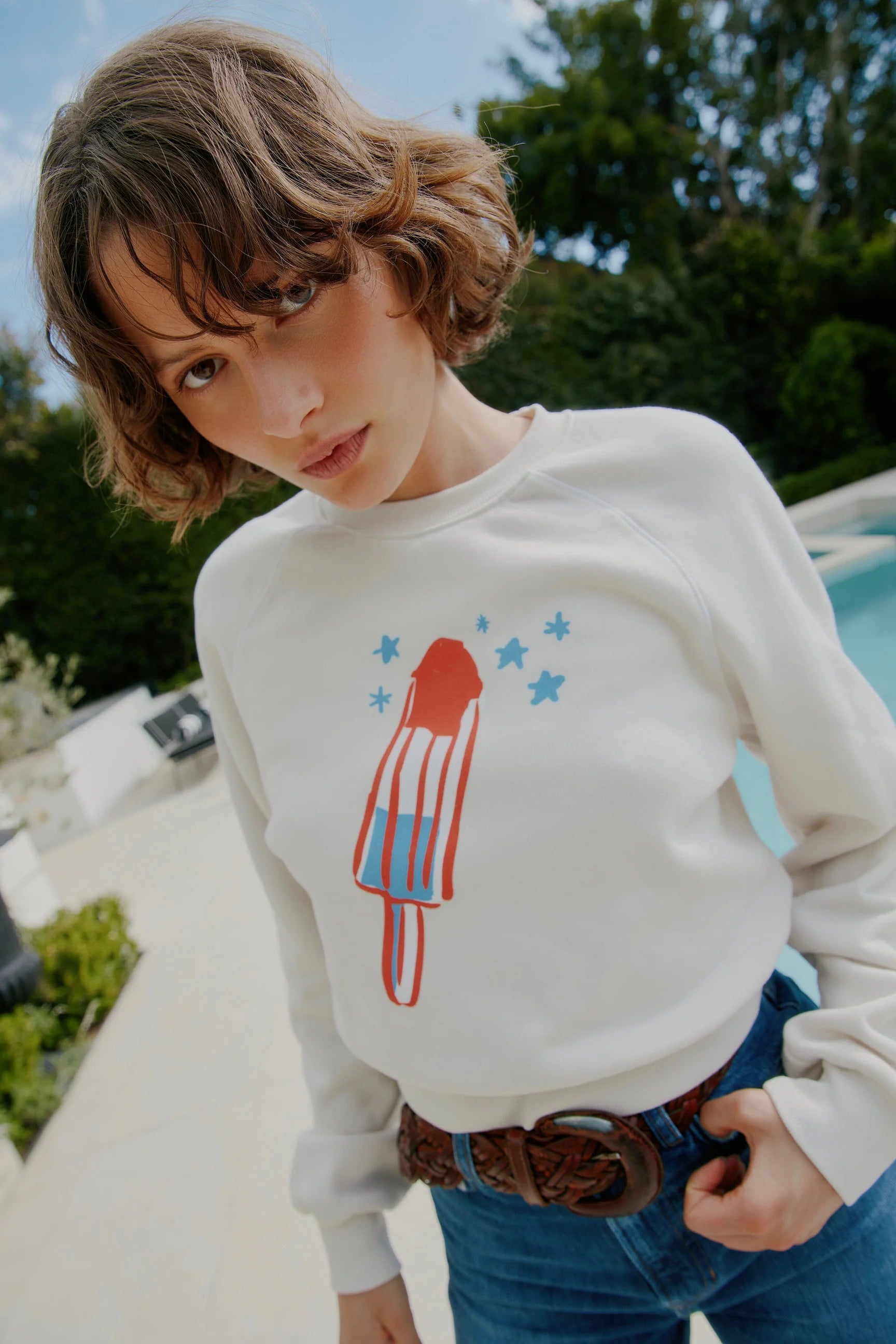 POP ROCKET SHRUNKEN SWEATSHIRT
