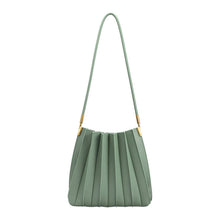  MELIE BIANCO - CARRIE PLEATED VEGAN SHOULDER BAG -sage