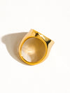 CALYPSO 18K GOLD NATURAL SHELL STATEMENT RING