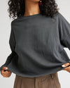 RELAXED CROP LONG SLEEVE TEE