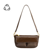  MELIE BIANCO - ARIA ESPRESSO RECYCLED VEGAN SHOULDER BAG