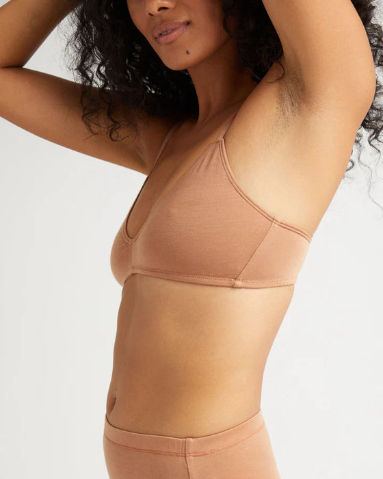 STRETCH LYOCELL T-SHIRT BRALETTE