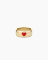 AMOUR HELIUM HEART RING