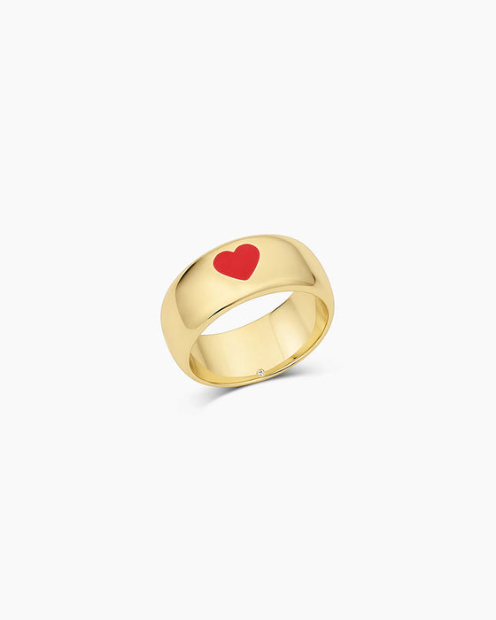 AMOUR HELIUM HEART RING