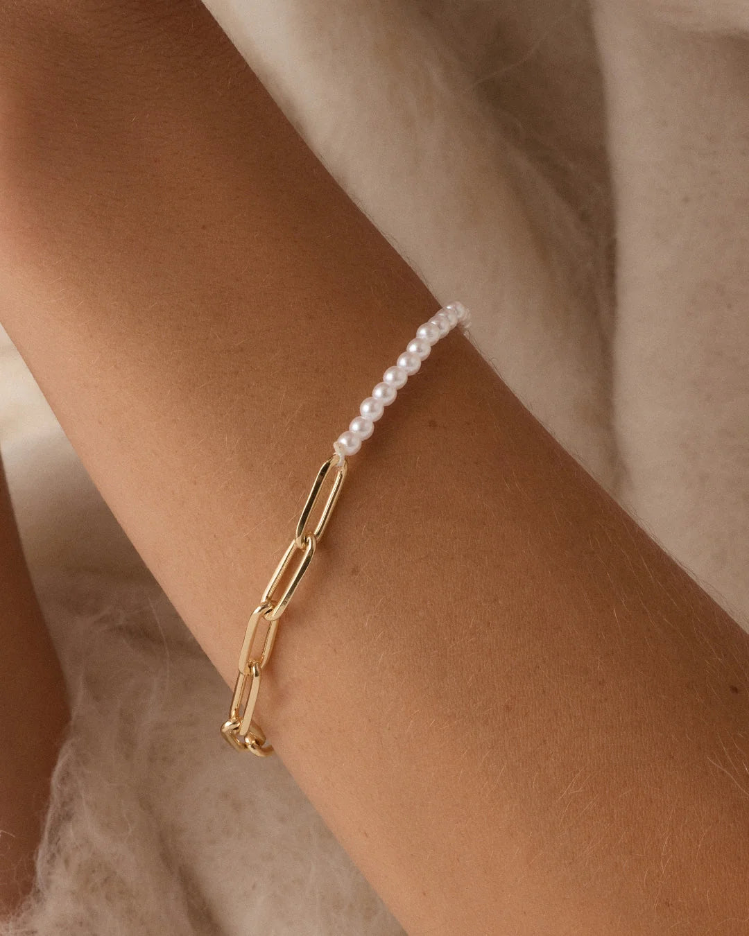 Florence Pearl Chain Bracelet