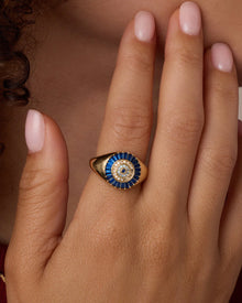  VINTAGE EVIL EYE RING