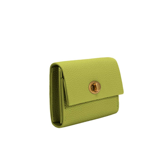 MELIE BIANCO - RITA VEGAN LEATHER CARD CASE WALLET - pistachio