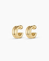 LOU STACKED HUGGIE EARRINGS