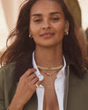 LOU STACKED HUGGIE EARRINGS