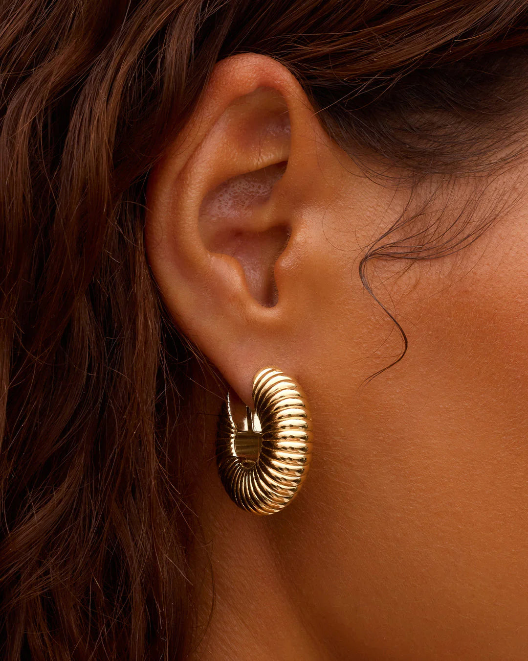 CRESS HOOP EARRINGS