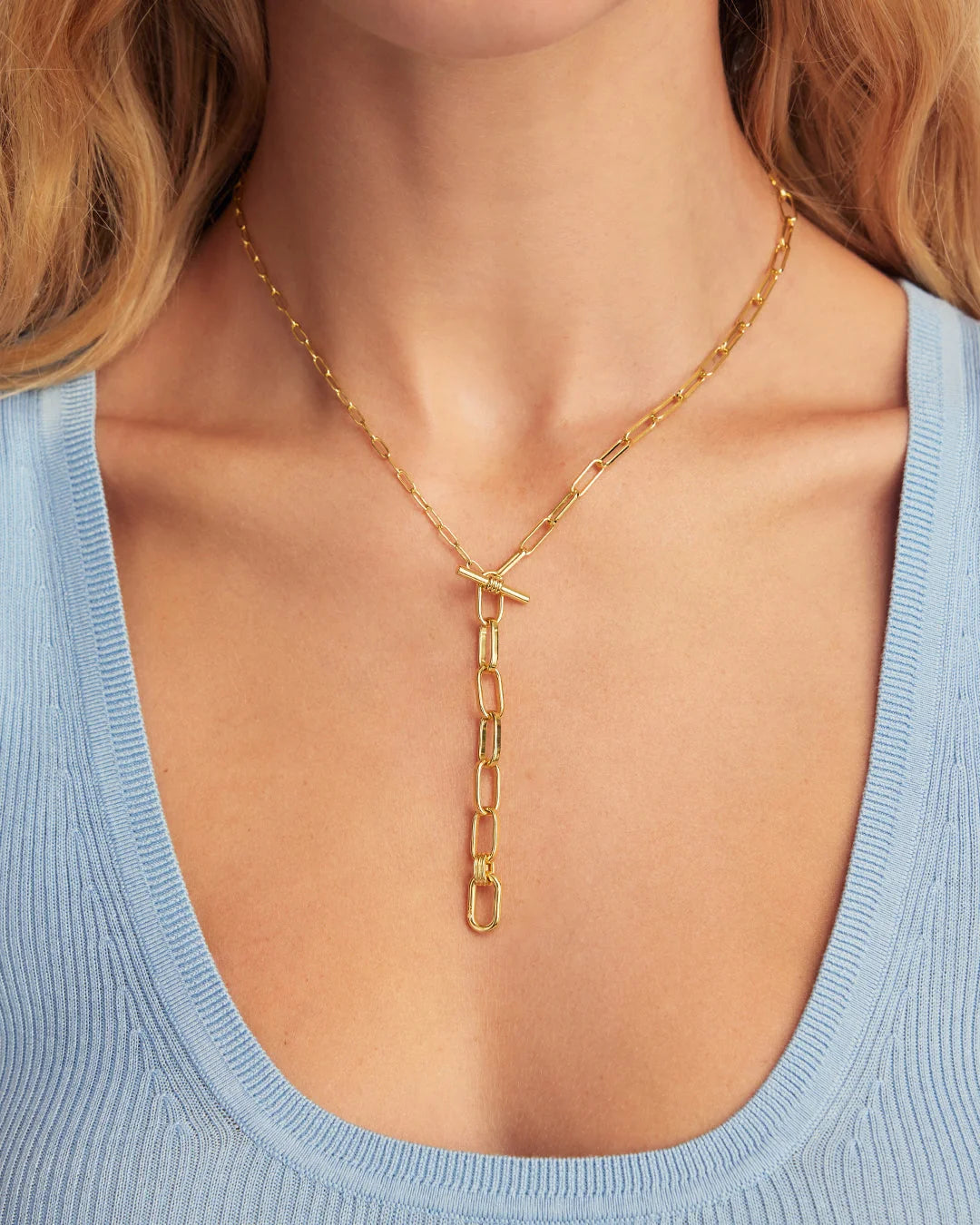 Melrose Toggle Lariat Necklace