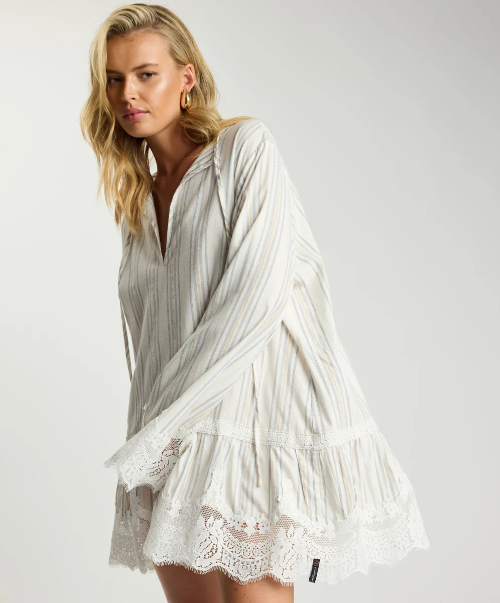 Moonlight Prairie Lace Mini Dress