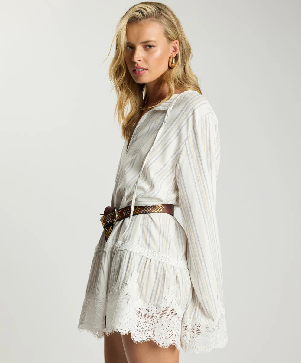 Moonlight Prairie Lace Mini Dress