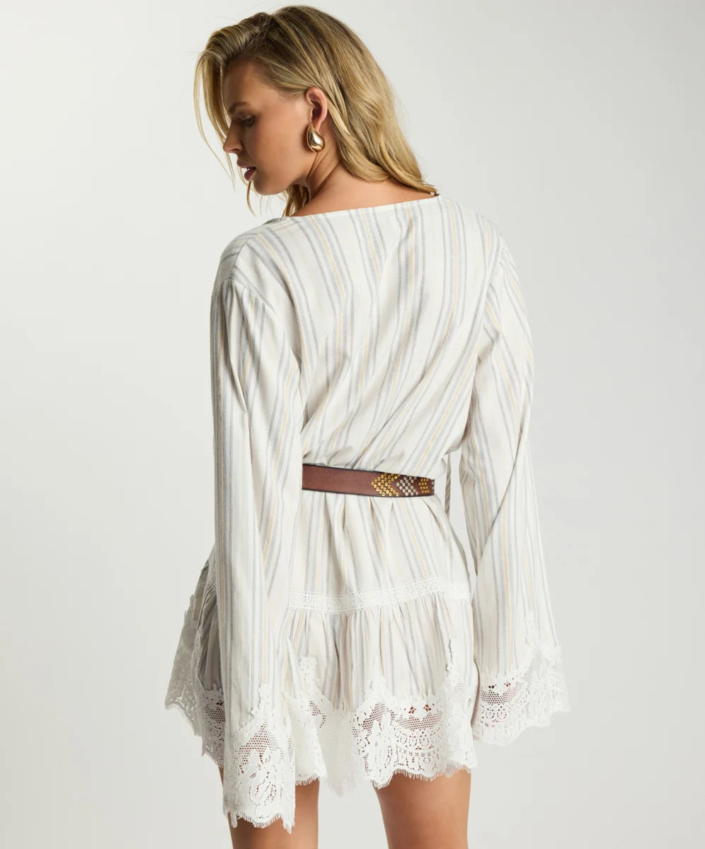 Moonlight Prairie Lace Mini Dress