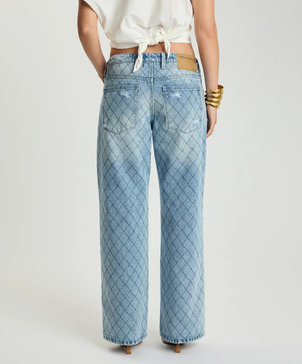 Harlequin Low Waist Wide Leg Jeans