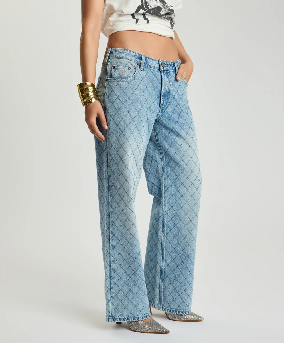 Harlequin Low Waist Wide Leg Jeans