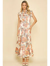 FLORAL TIERED MAXI DRESS