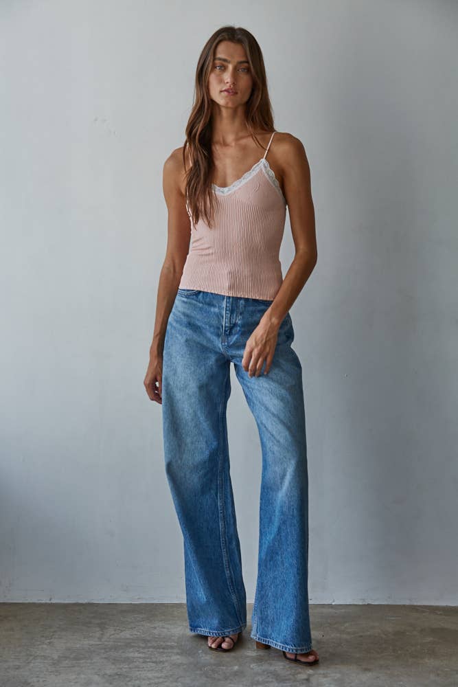 Knit Seamless Ribbed Tank