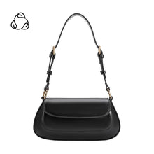  MELIE BIANCO - AMARI BLACK RECYCLED VEGAN SHOULDER BAG