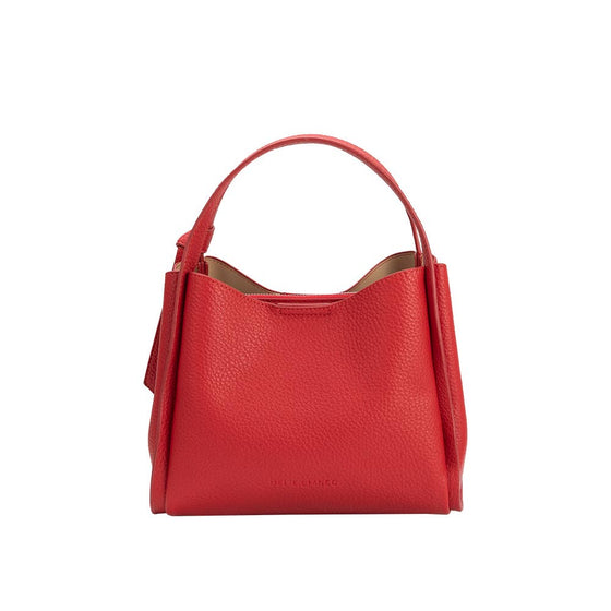 MELIE BIANCO - FELICITY RECYCLED VEGAN TOP HANDLE BAG - red