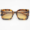 FREYRS Eyewear - Coco Acetate Womens Square Sunglasses  : Light Tortoise / Brown