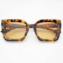  FREYRS Eyewear - Coco Acetate Womens Square Sunglasses  : Light Tortoise / Brown