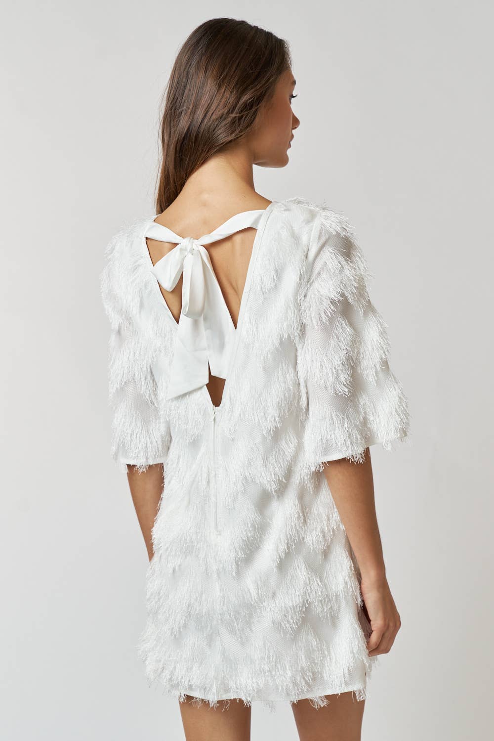 Chevron Fringe Dress