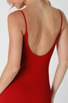 RIBBED LOW BACK DRESS