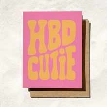  Daydream Prints - HBD Cutie Birthday Card | Pink Card | Cute Bday Card