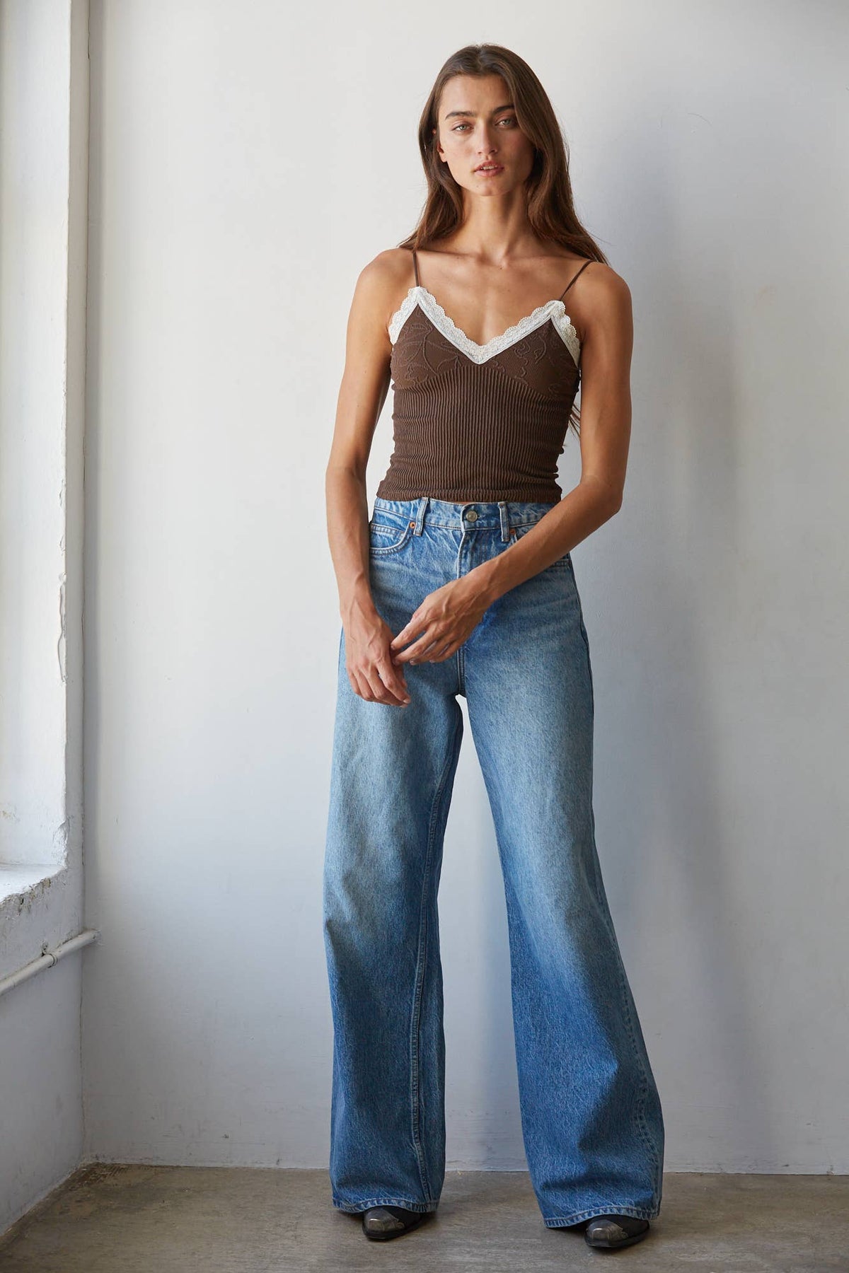 Knit Seamless Ribbed Tank