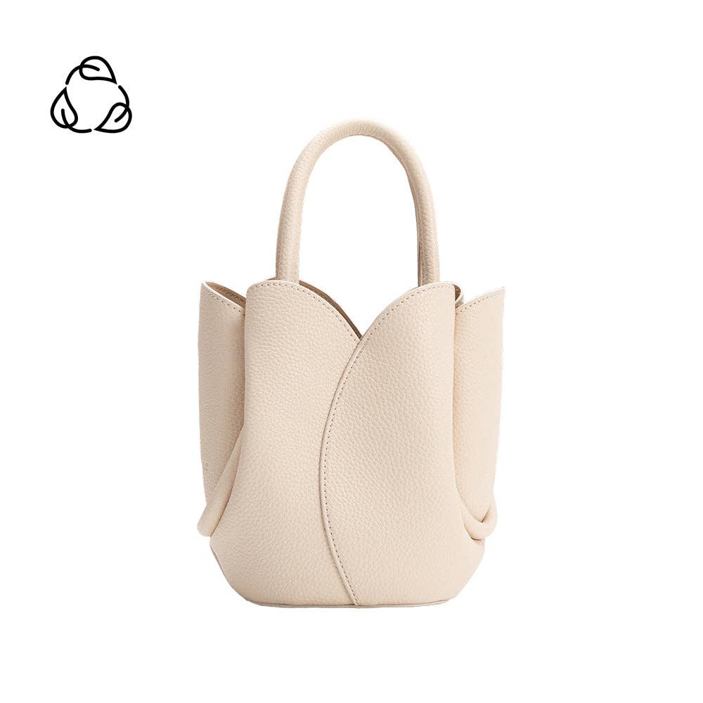Tulip Mini Bone Recycled Vegan Leather Bag