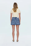 DAISY LOW SLUNG DENIM SKIRT in spectacle wash