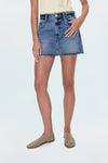 DAISY LOW SLUNG DENIM SKIRT in spectacle wash
