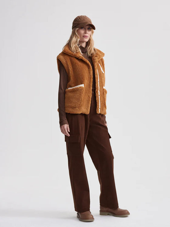 BALTER RELAXED SHERPA GILET VEST