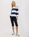RUGBY STRIPE COTTON PULLOVER