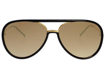  FREYRS Eyewear - Shay Aviator Sunglasses: Black / Gold Mirrored