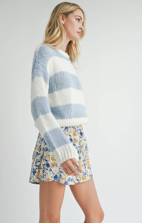 CLARA CHUNKY STRIPE SWEATER