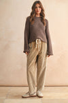 ROUND NECK SWEATER KNITTED TOP