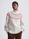 MARCIE FAIR ISLE YOKE KNIT SWEATER