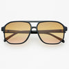 FREYRS Eyewear - Billie Unisex Aviator Sunglasses: Black / Brown