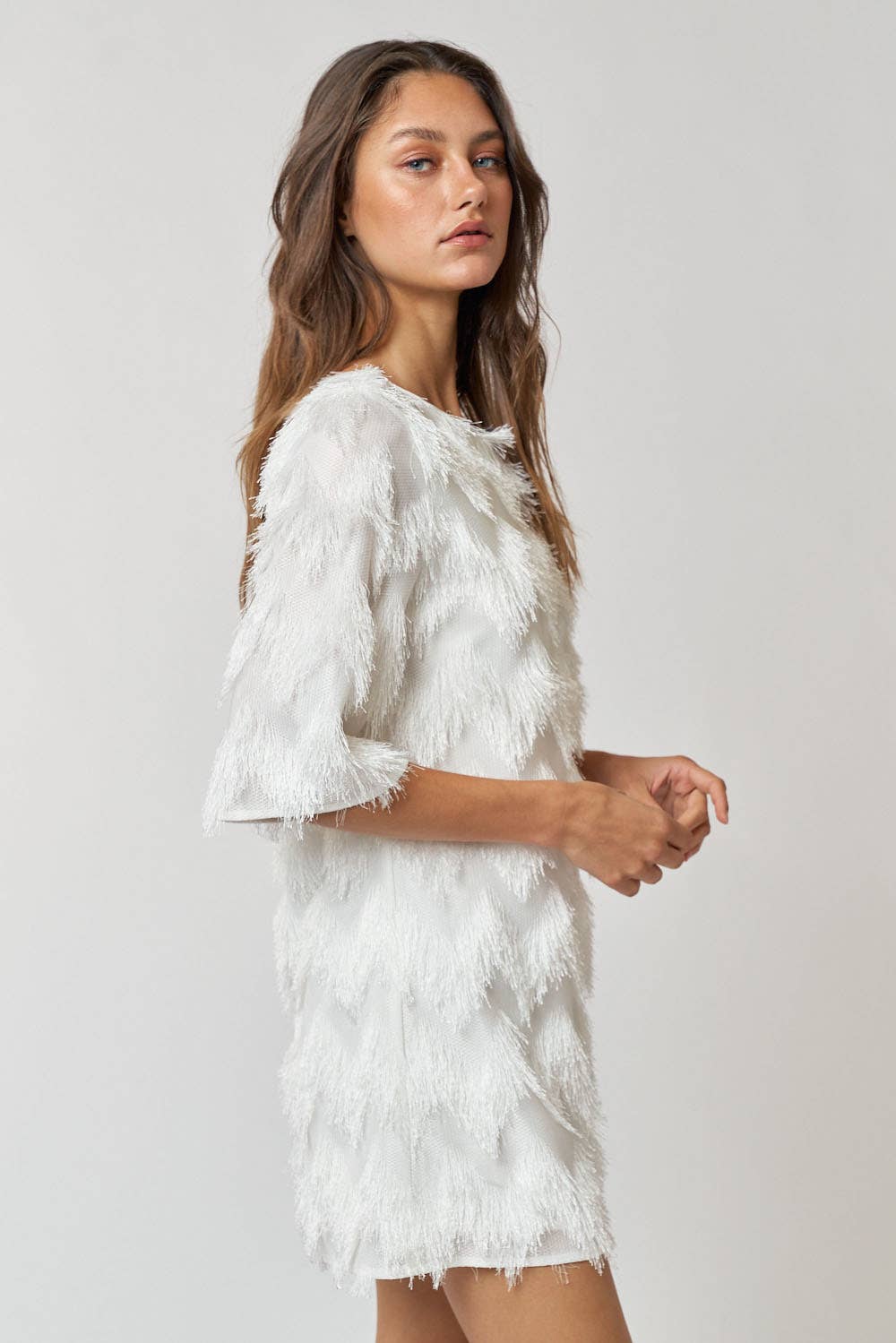 Chevron Fringe Dress