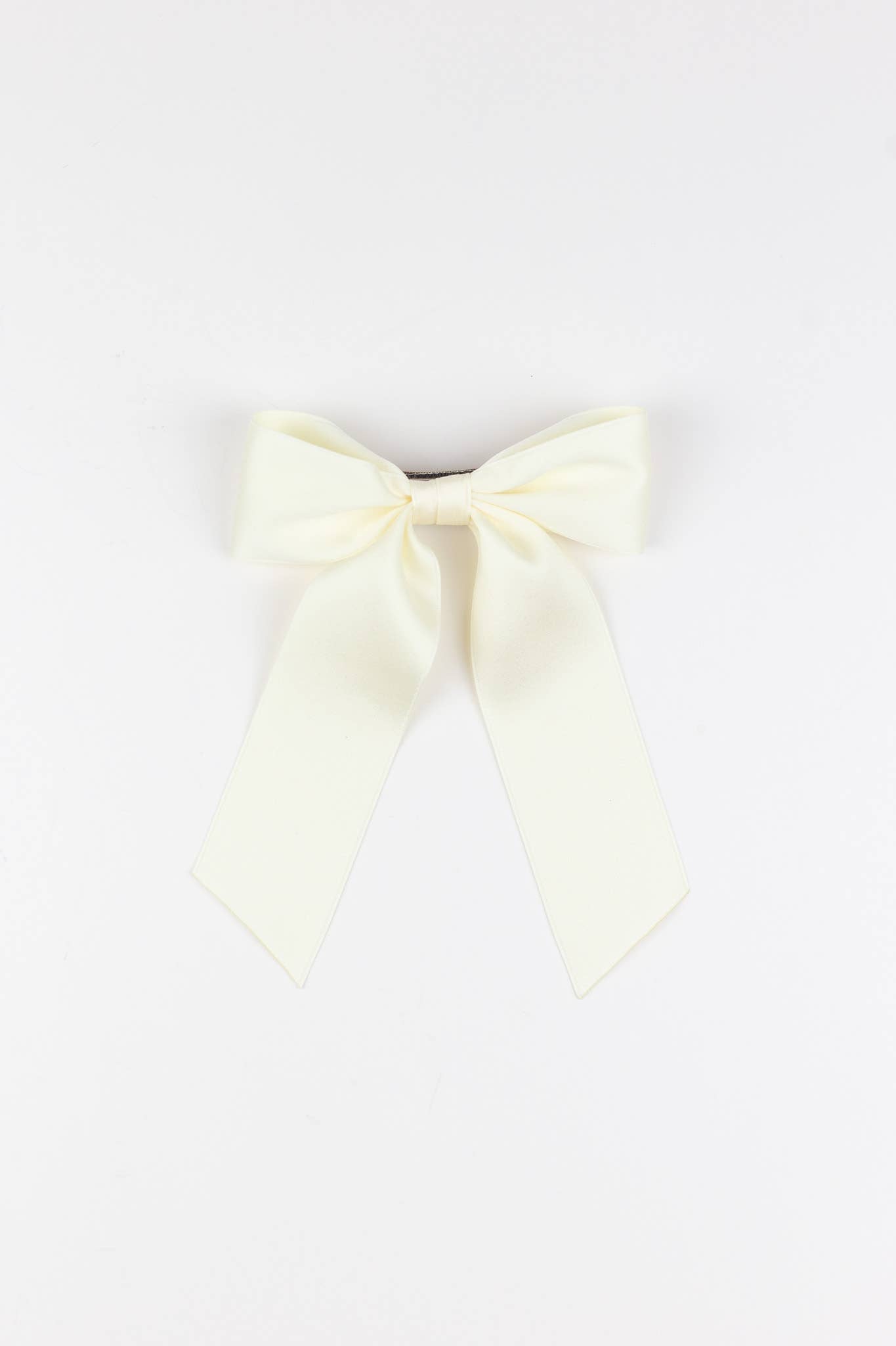 BAILEE MATTE SATIN BOW BARRETTE