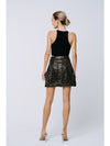 RORY BEADED SEQUIN MINI SKIRT