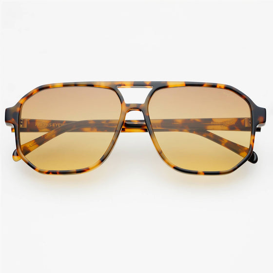 FREYRS Eyewear - Billie Unisex Aviator Sunglasses  : Tortoise / Brown