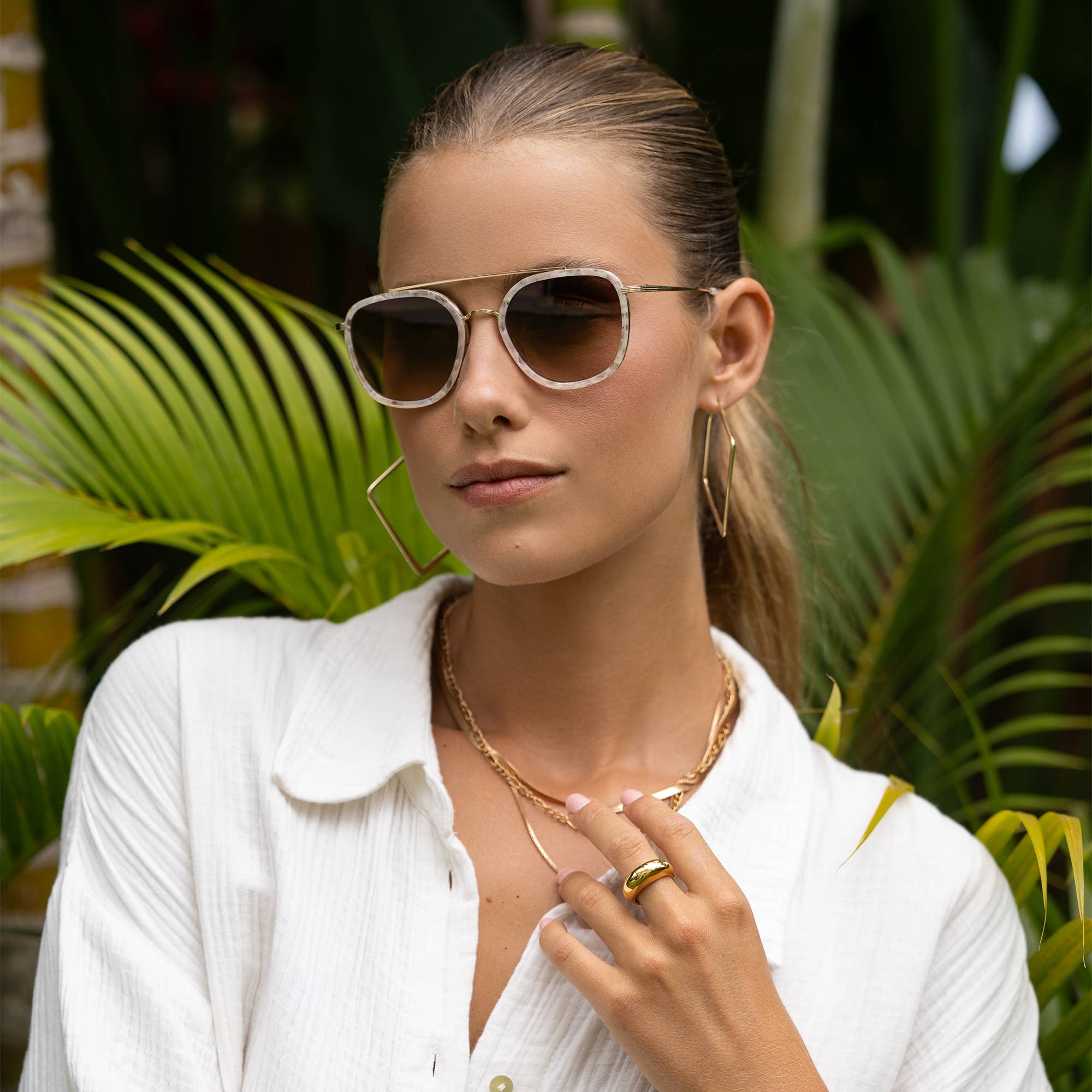 FREYRS Eyewear - Weston Acetate Round Unisex Sunglasses